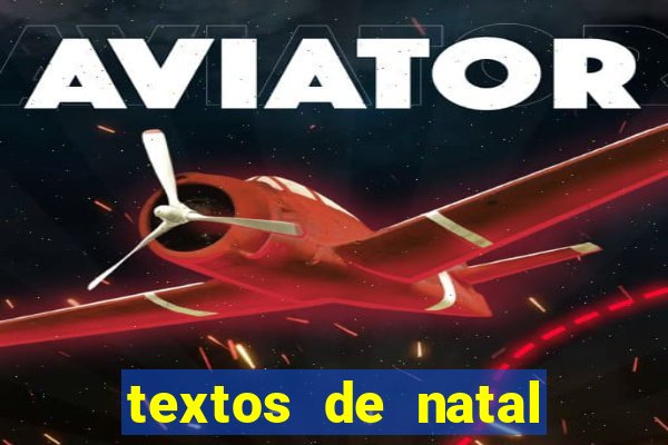 textos de natal para leitura